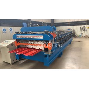 Chain Drive Tile Profile Double Layer Roll Forming Machine