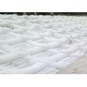 High Tensile Strength Woven Geotextile Stabilization Fabric Black Color Geotube