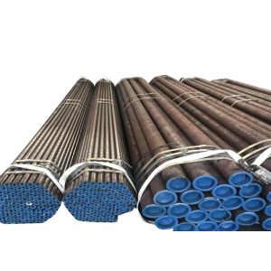 API 5L ASTM A53 A106 Seamless Steel Pipe With Black Coating Bevelled End