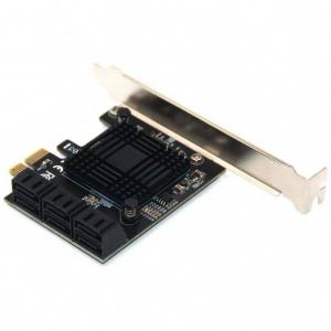 China 6-Port SATA PCIE PCI-E To Sata 3.0 Expansion Card 6Gps Adapter Card Expansion IPFS Hard Disk 88SE9215 on sale