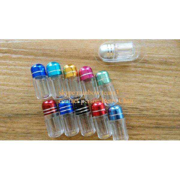 Plastic capsule bottle capsule blister insert / Small Plastic Pill Container