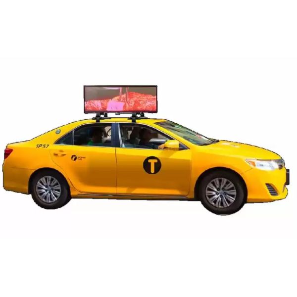 P2.5 Taxi LED Display Wireless 4G Car Electronic Screen GPS Positioning