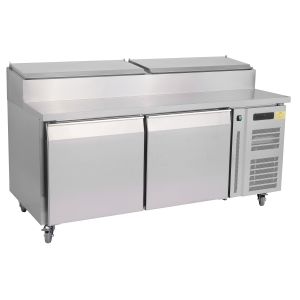 400L Refrigerated Saladette Counter Stainless Steel Automatic Defrosting