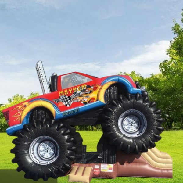 2024 Inflatable Farm Bounce House with Tractor Design and Repair Kit Accessory