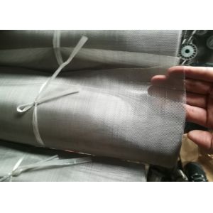 Standard Diameter Stainless Steel Wire Mesh / Plain Weave Mesh Alkali Resist