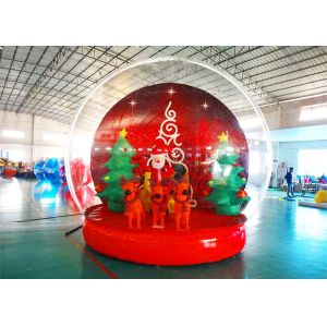 Holiday Decoration Large Christmas Inflatable Snow Globe 3m To 8m Diameter