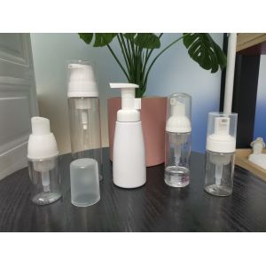 Plastic Mini Foam Pump WithOutside Core For Precise 0.4cc Dispensing Left-right