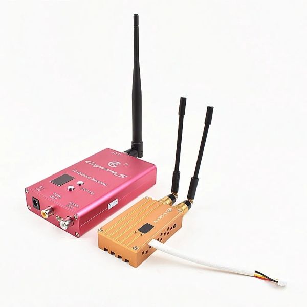 High Power 1.2Ghz 8W LOS UAV / FPV Wireless Video Transmitter and Receiver for