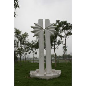 Marble Landscape sculptures in park