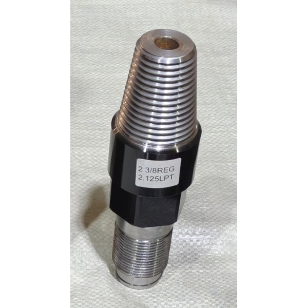 Well Drilling Adaptor 2 3/8'' Reg Pin × 2.125'' LPT HEX Pin Complies With