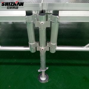 Aluminum Alloy Arched Stage Truss System Removable Stage Platform