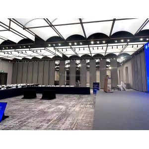 Class A Fire Rating Operable Partition Wall with Leather Panel Surface and Easy