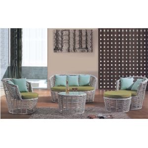 China YLX-RN-003 Water Proof Rattan Sofa Chair and Table on sale