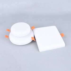 Ultra thin LED recessed round square SMD backlight frameless panel light