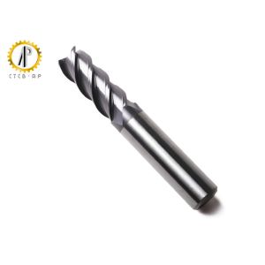 HRC58 Micro Grain CNC Milling Cutters With TiAlN Coating