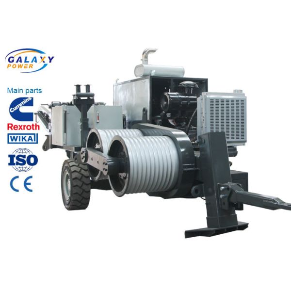 Water Cooling System Puller Tensioner Machine 180KN Hydraulic Instrument 5km/H