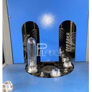 Semi Automatic PET Blow Molding Machine 1 Cavity 2 Blowers + 1 Heater / Bottle