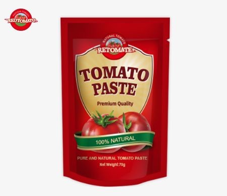 Premium Tomato Paste Sachets Double Concentrated, Available In Both Flat And