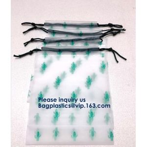 Non-Toxic Odorless Clear Transparent PVC Slider Zipper Bag With Custom Logo
