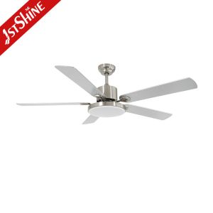 58 Inch Bedroom Ceiling Fans With Lights Reversible Silent DC Motor
