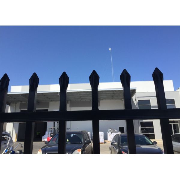 Quality Australia market tubular spear top security Garrison fence / security metal fence / steel fence wholesale