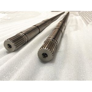 Involute Spline Shaft , Plastic Extruder Parts for Plastic Industry