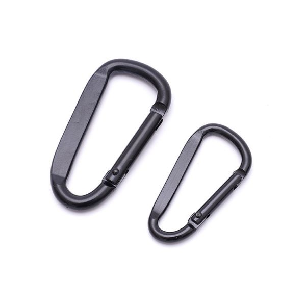 Shipping Cost Aluminum Flat D Ring Metal Keychain Carabiner Hook Samples US 1/Piece