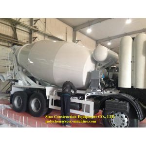 8m3 Self Loading Concrete Mixer Truck 371hp For Food / Beverage Factory