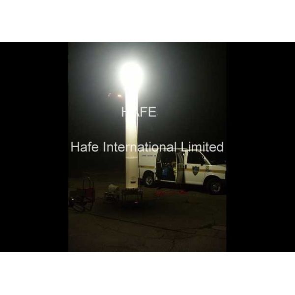 Security Lighting Inflatable Light Tower , HMI 1000W Inflatable Pillar Column