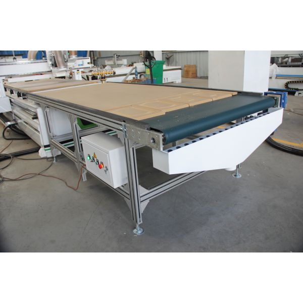 auto loading and unloading nesting cnc router machine for wood furniture production
