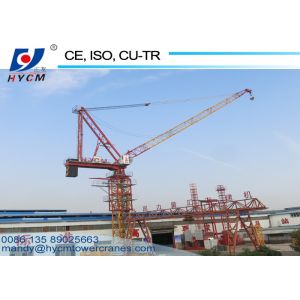 Small D3515 30m Jib Luffing Crane Tower 8tons Load 1.6*1.6*3m Split Mast Section