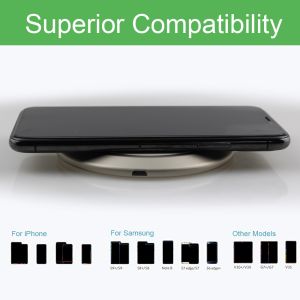 Qi Wireless Power Charger Charging Pad For Mobile Phone Iphone 8 xs plus