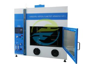 China 7 inch color touch screen Flammability Testing Equipment for user-friendly Horizontal And Vertical Burning Test on sale China 7 inch color touch screen Flammability Testing Equipment for user-friendly Horizontal And Vertical Burning Test on sale