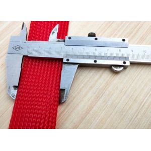 Custom Size Pet Expandable Braided Sleeving Red Color HDMI Wire Harness