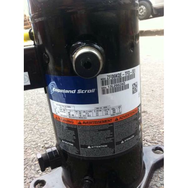 Up To -45 Degree Refrigeration Copeland Scroll Compressor ZF06KQE - TFD - 551