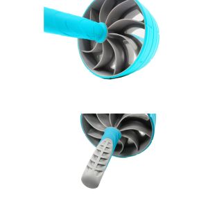 14in Exercise AB Wheel Roller Exercise Equipment Nonslip Handles In Office