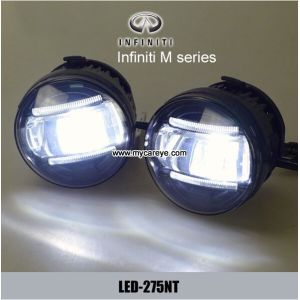 Cheap Infiniti M series front fog lights led car light replacements DRL daylight for sale