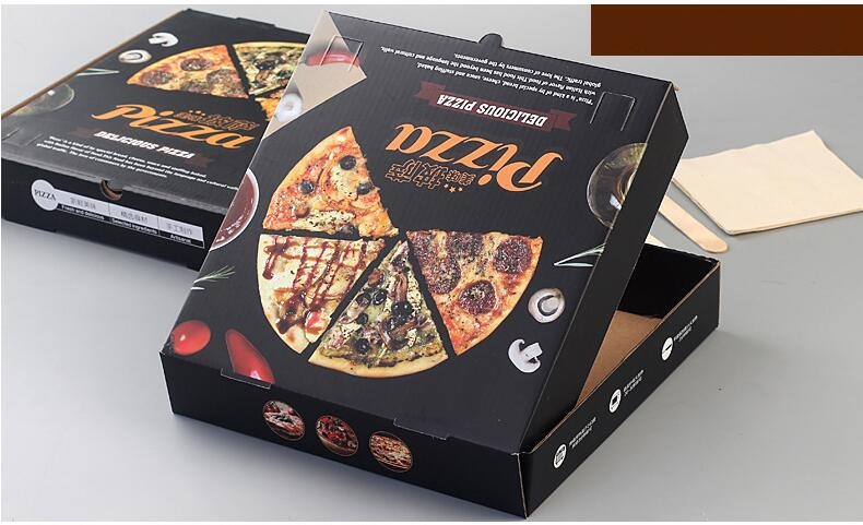 Corrugated Paper Pizza Packaging Box Customized