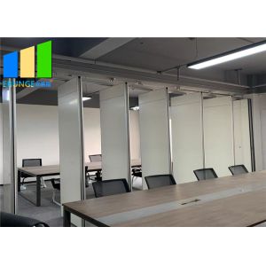 Soundproof Material Aluminum Office MDF Folding Movable Room Partition Walls