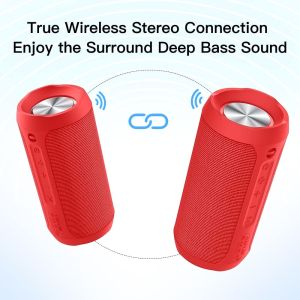 3600mAh Waterproof Bluetooth Speaker , Wireless Portable Speaker For Beach Pool