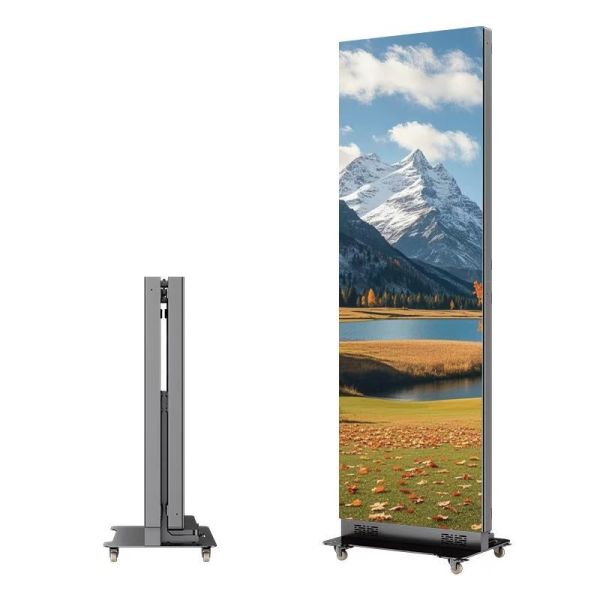 Foldable LED Poster Display with P1.25 P1.5 P1.8 P2.5mm Pixel Pitch and GOB