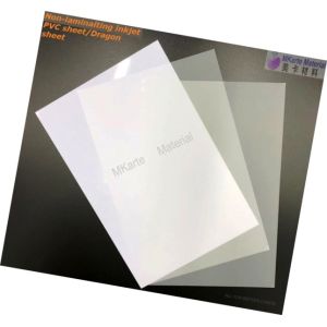 Non Laminating 0.58mm Inkjet PVC Sheet With 2 Print Sheets Plus 1 Middle Core