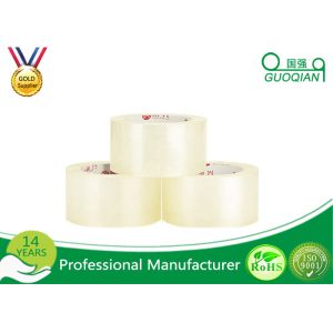 Cheap Custom Printed Crystal Clear Tape , Self Adhesive Transparent Waterproof Tape for sale