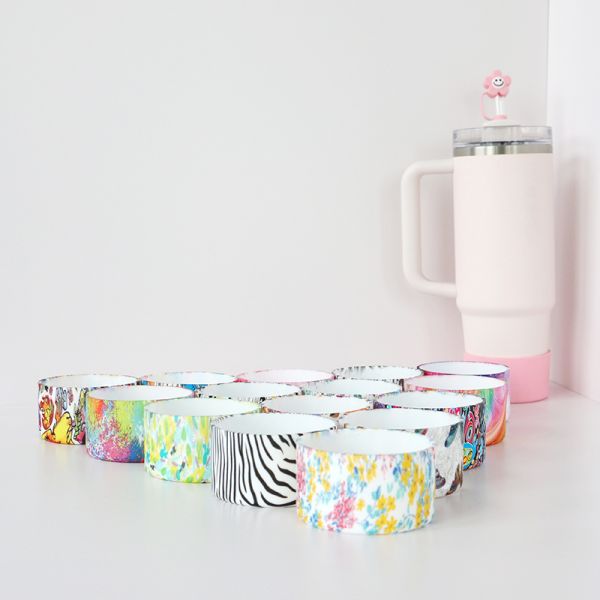 Bar Accessories Cute Cartoon Panda Rabbit Bunny Pig Design BPA Free Food Grade Silicone Aceesoreis for Bottle Tumblers