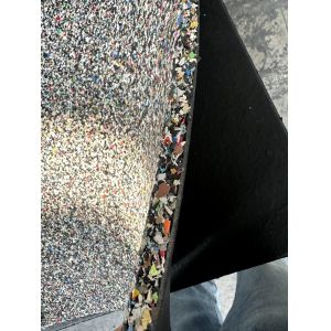 Reclaimed Rubber Tiles From Scrap Materials Used in Tire 1m*1m 50cm*50cm 6000sqm