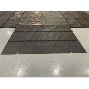 Waterproof PVC Tarpaulin Fabric Flatbed Tarpaulin Sheet Lumber Tarp Loading