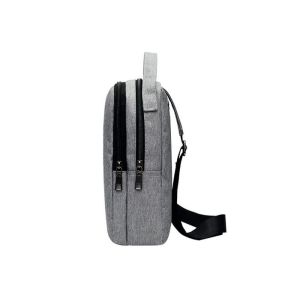 Cross Body Unbalance Backpack With Breathable Padded Air Mesh Strap
