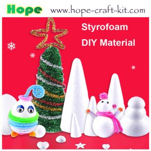 EPS Styrofoam Foam Half Ball Cone Star Heart for Kids Hobbies DIY Material OEM