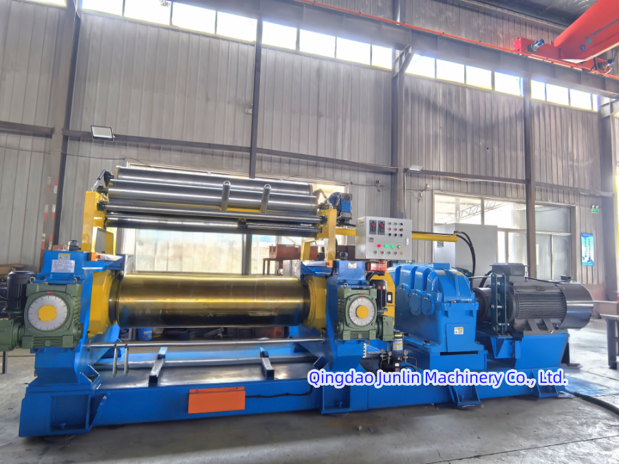 Two Roll Rubber Mixing Mill For Thermal Mixing Blending Mastication Process