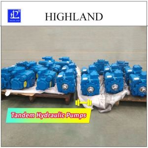 Cheap Tandem Hydraulic Pumps With Swash Plate Structure Design For Industrial Uses for sale